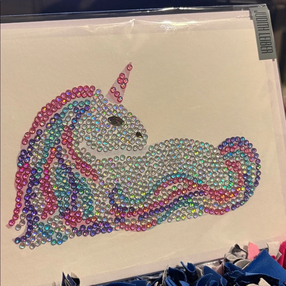 🆕Papyrus-Judith Leiber Bejeweled Unicorn Greeting Card